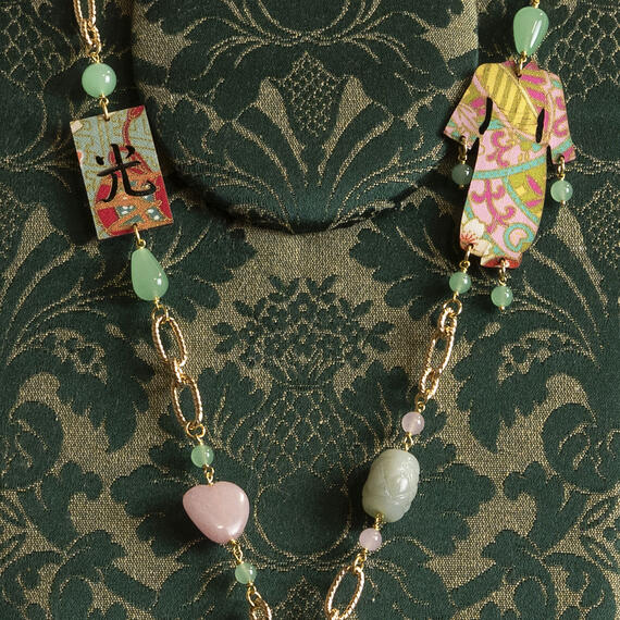 Collana Solo Io Kimono Perla - Lebole Maison