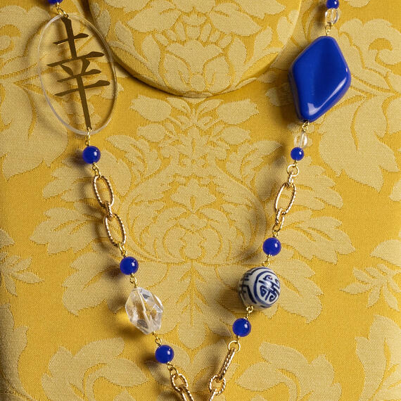 Collana Solo Io Kanji Fortuna Plexi Corona - Lebole Maison