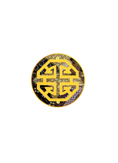 Spilla Fu - Fortuna Nero - Lebole Maison