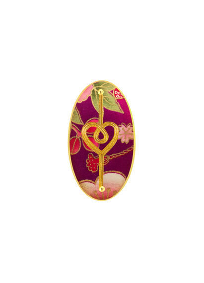 Spilla Cuore Rosa - Lebole Maison