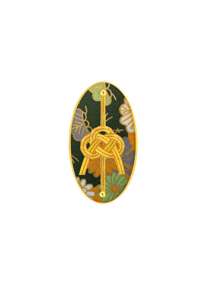 Spilla Nodo Verde - Lebole Maison