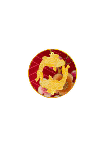 Spilla Carpe Rubino - Lebole Maison