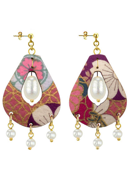 Orecchini Tanmono Goccia Piccoli Perla - Lebole Maison