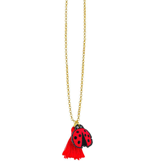 Girocollo Coccinella Nappa Rosso - Lebole Maison