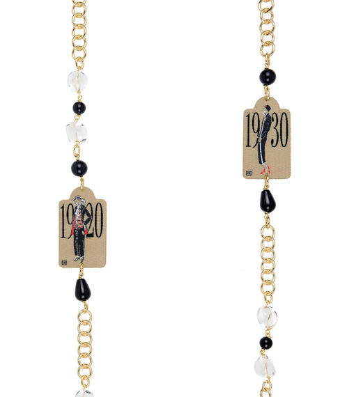 Classic Black Fashion Lebolina Necklace - Lebole Maison