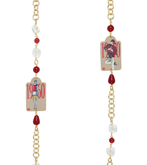 Classic Red Fashion Lebolina Necklace - Lebole Maison