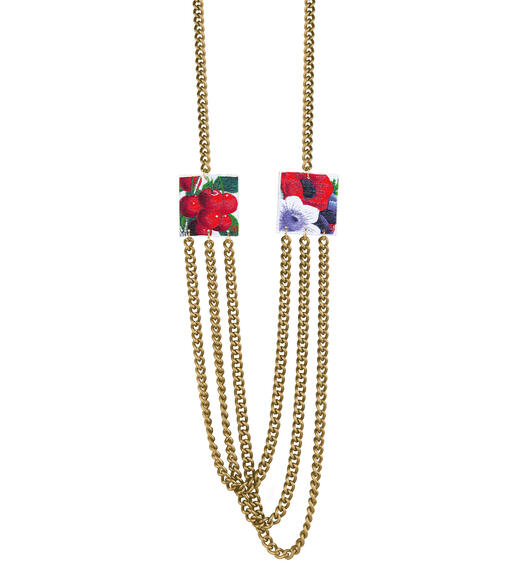 Three-strand Cherry Necklace - Lebole Maison