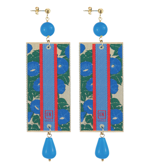 Orecchini Tokyo Grande Azzurro - Lebole Maison