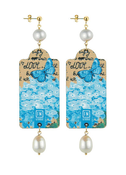 Large Pearl Flower Earrings - Lebole Maison