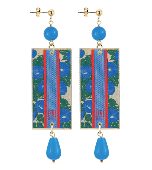 Orecchini Tokyo Piccolo Azzurro - Lebole Maison