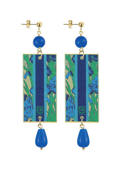 Orecchini S.tropez Grande Blu - Lebole Maison