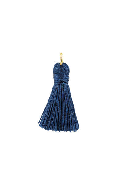 Charm Nappa Piccola Blu - Lebole Maison