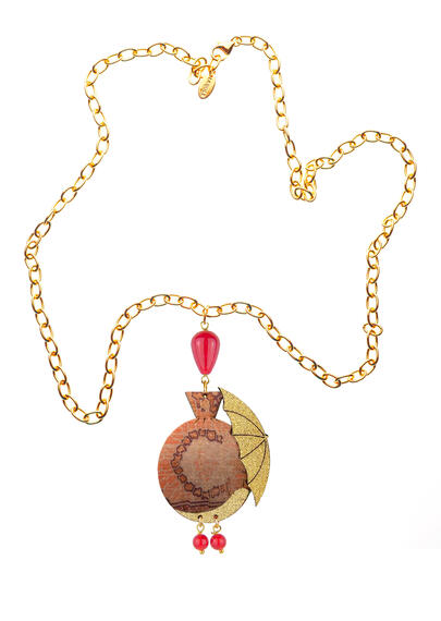 Collana Dama Mongolfiera Rubino - Lebole Maison