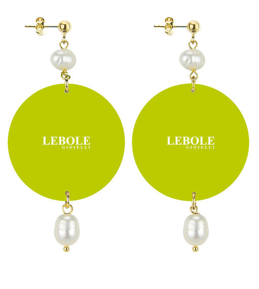 Orecchini Bilancia Classico Perla - Lebole Maison