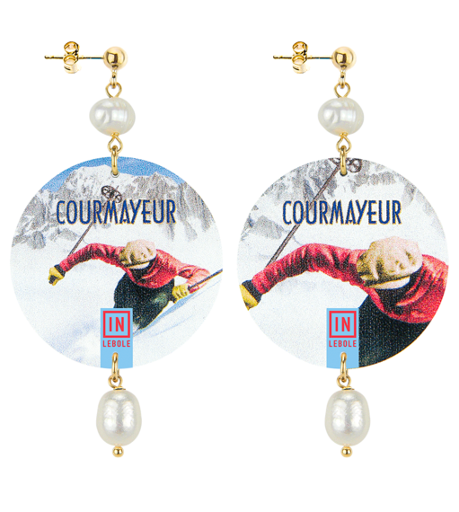 Earrings Courmayeur Pearl Classic - Lebole Maison