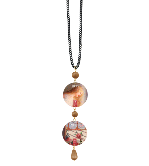 Collana Donna Alla Finestra E. Longoni Marrone - Lebole Maison