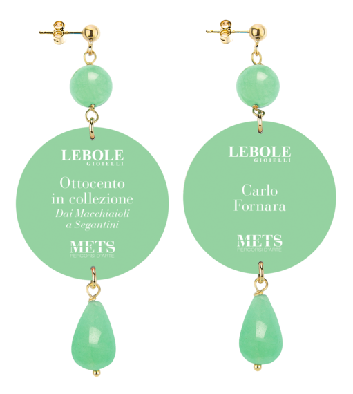 Orecchini Donne Di C.fornara Classico Verde Giada - Lebole Maison
